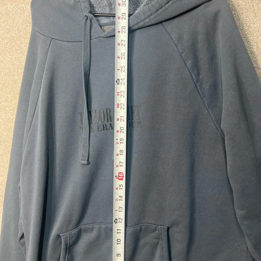 Taylor‎ Swift Blue Hoodie with Front Text and Drawstrings - Picture 4 of 6